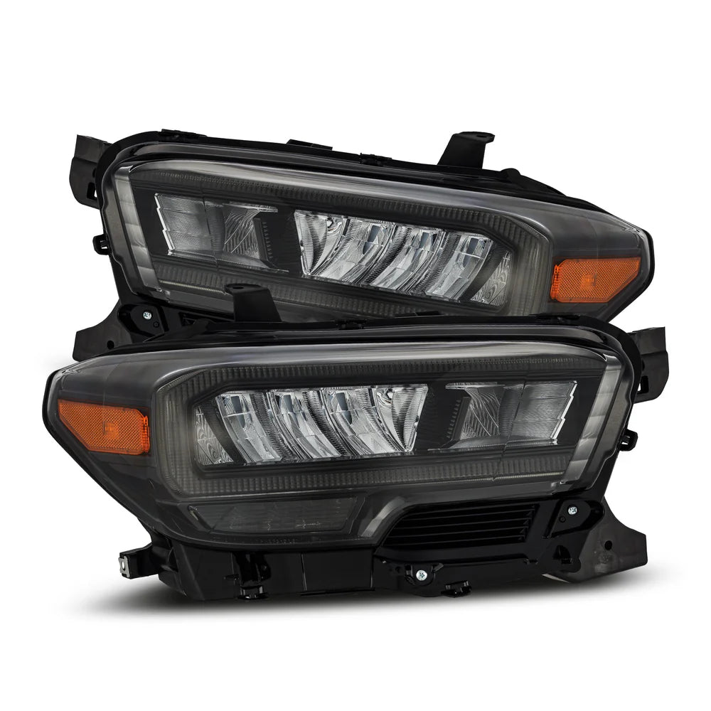 AlphaRex - LUXX Series LED Crystal Headlights Alpha Black - Toyota Tacoma 2016-2023