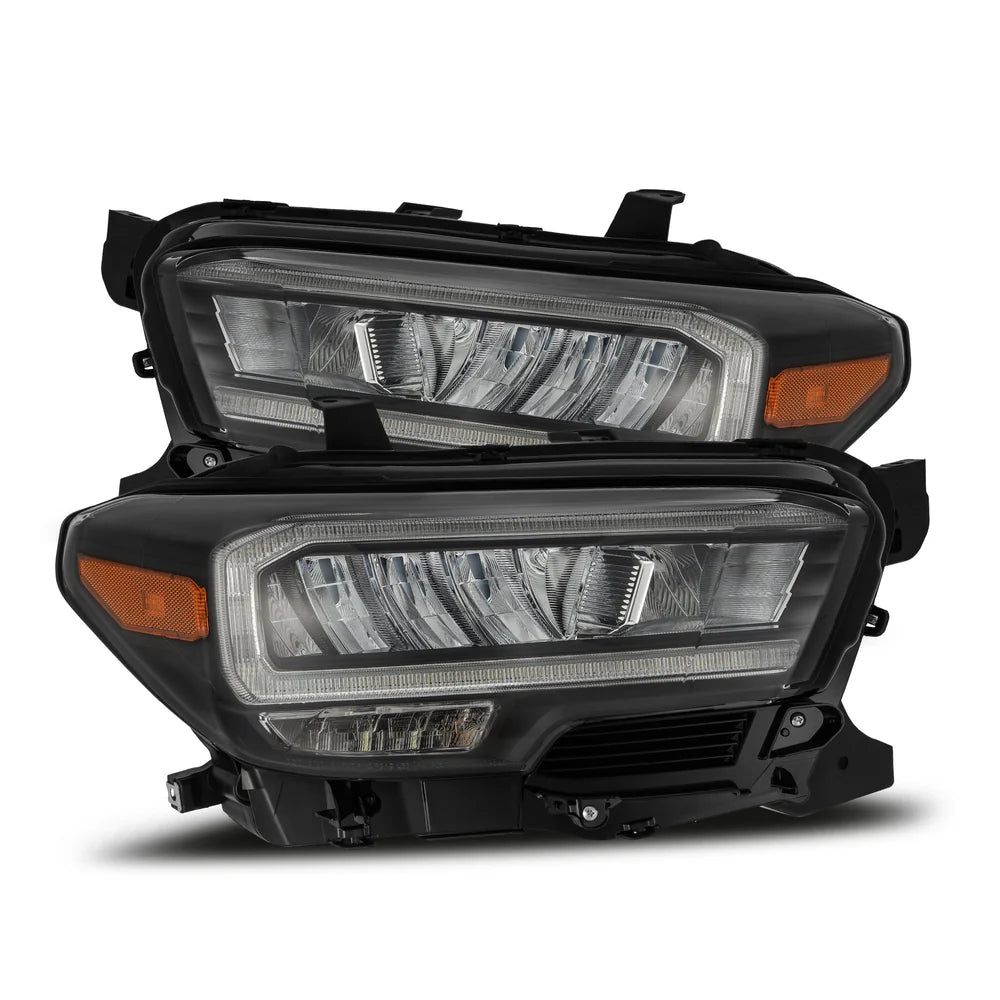 AlphaRex - LUXX Series LED Crystal Headlights Black - Toyota Tacoma 2016-2023