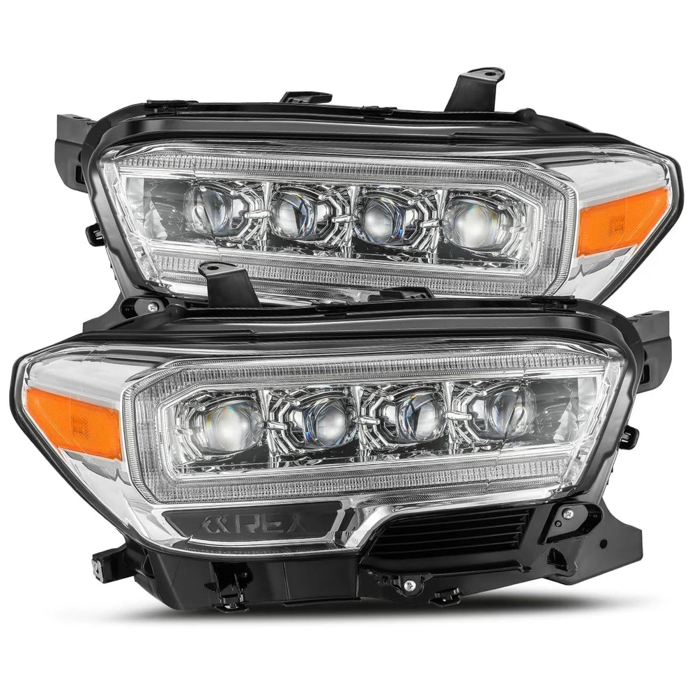 AlphaRex - NOVA Series LED Projector Headlights Chrome - Toyota Tacoma 2016-2023