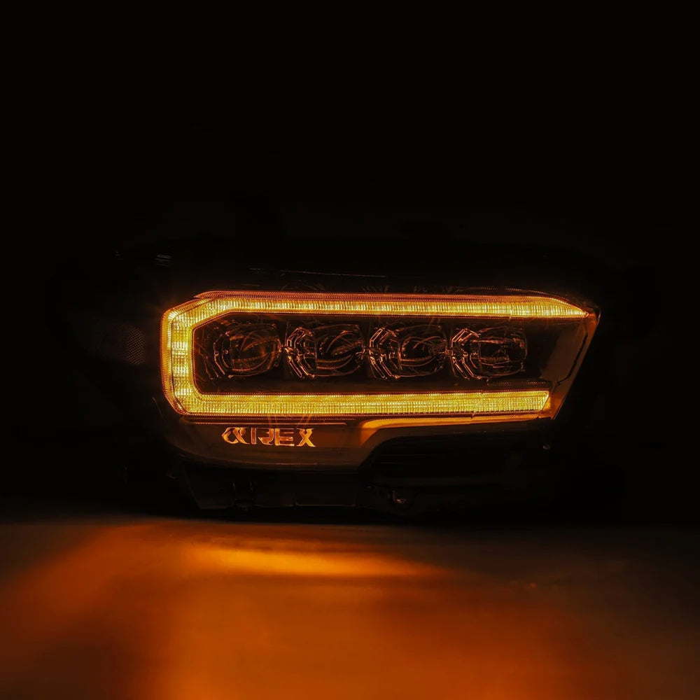 AlphaRex - NOVA Series LED Projector Headlights Chrome - Toyota Tacoma 2016-2023