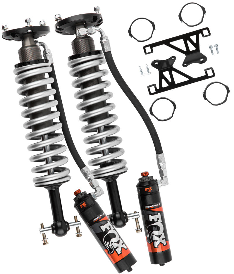 Fox -2.5 Performance Elite Adjustable Coilover w/ Reservoir Front Pair w/3" lift - Toyota Tacoma 2005-2023