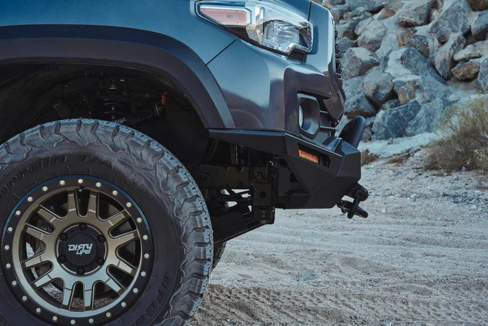 Body Armor 4x4 - HILINE FRONT WINCH BUMPER - Toyota Tacoma 2016-2023