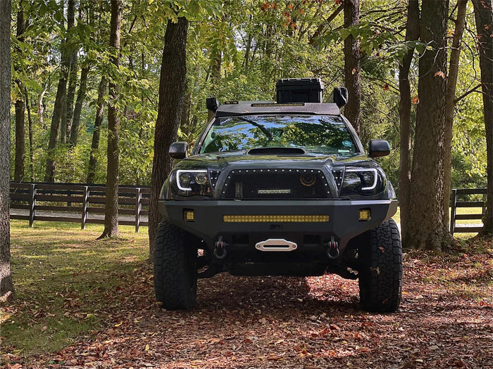 Body Armor 4x4 - PRO SERIES FRONT WINCH BUMPER - Toyota Tacoma 2005-2015