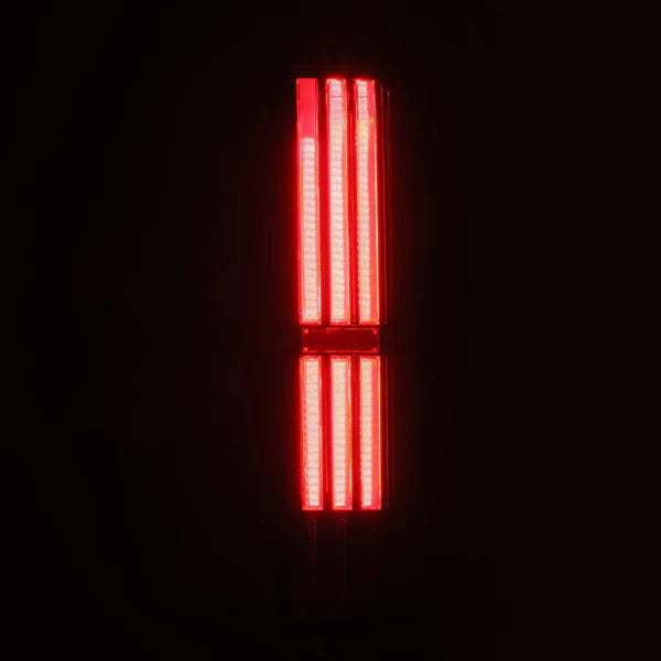 AlphaRex - NOVA Series Prismatic LED Tail Lights Black - Toyota Tundra 2022-Current