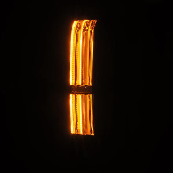 AlphaRex - NOVA Series Prismatic LED Tail Lights Black - Toyota Tundra 2022-Current