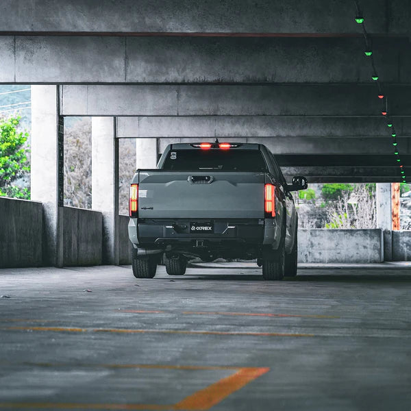 AlphaRex - NOVA Series Prismatic LED Tail Lights Black - Toyota Tundra 2022-Current