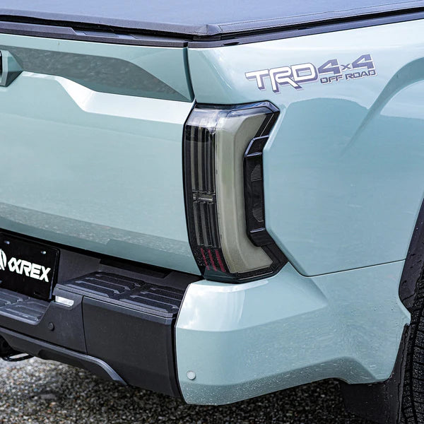 AlphaRex - NOVA Series Prismatic LED Tail Lights Black - Toyota Tundra 2022-Current