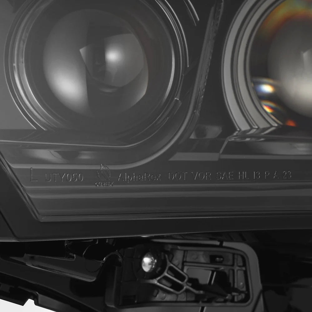 AlphaRex - LUXX Series LED Projector Headlights Alpha Black - Toyota Sequoia 2023 - Current
