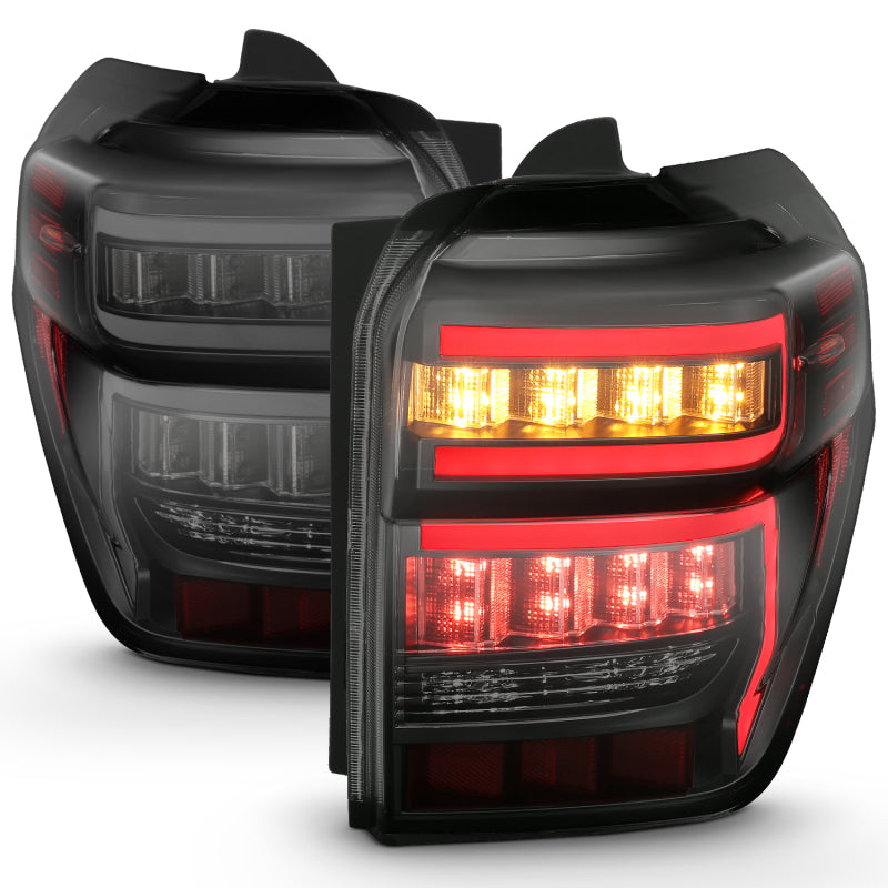 ANZO - T.L Black Housing Smoke Lens Red Light Bar W/Sequential - Toyota 4Runner 2010-2024