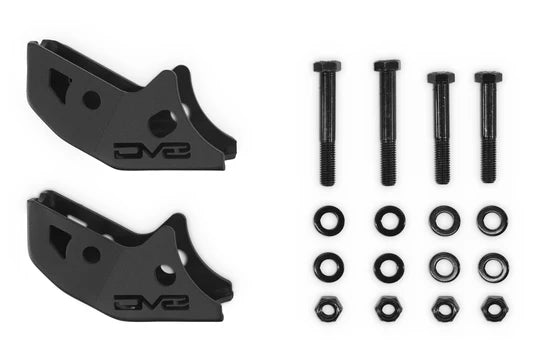 DV8 Off Road - Rear Shock Skid Plates - Toyota Tacoma 2016-2023