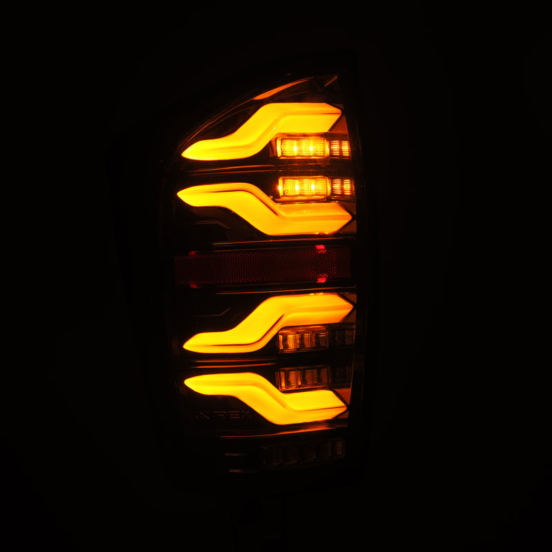 AlphaRex - LUXX Series LED Tail Lights Alpha Black - Toyota Tacoma 2016-2023