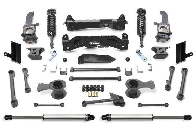 Fabtech - 6″ Performance System w/ Front Dirt Logic 2.5 Coilovers & Rear Dirt Logic Shocks - Toyota 4Runner 2015-2024