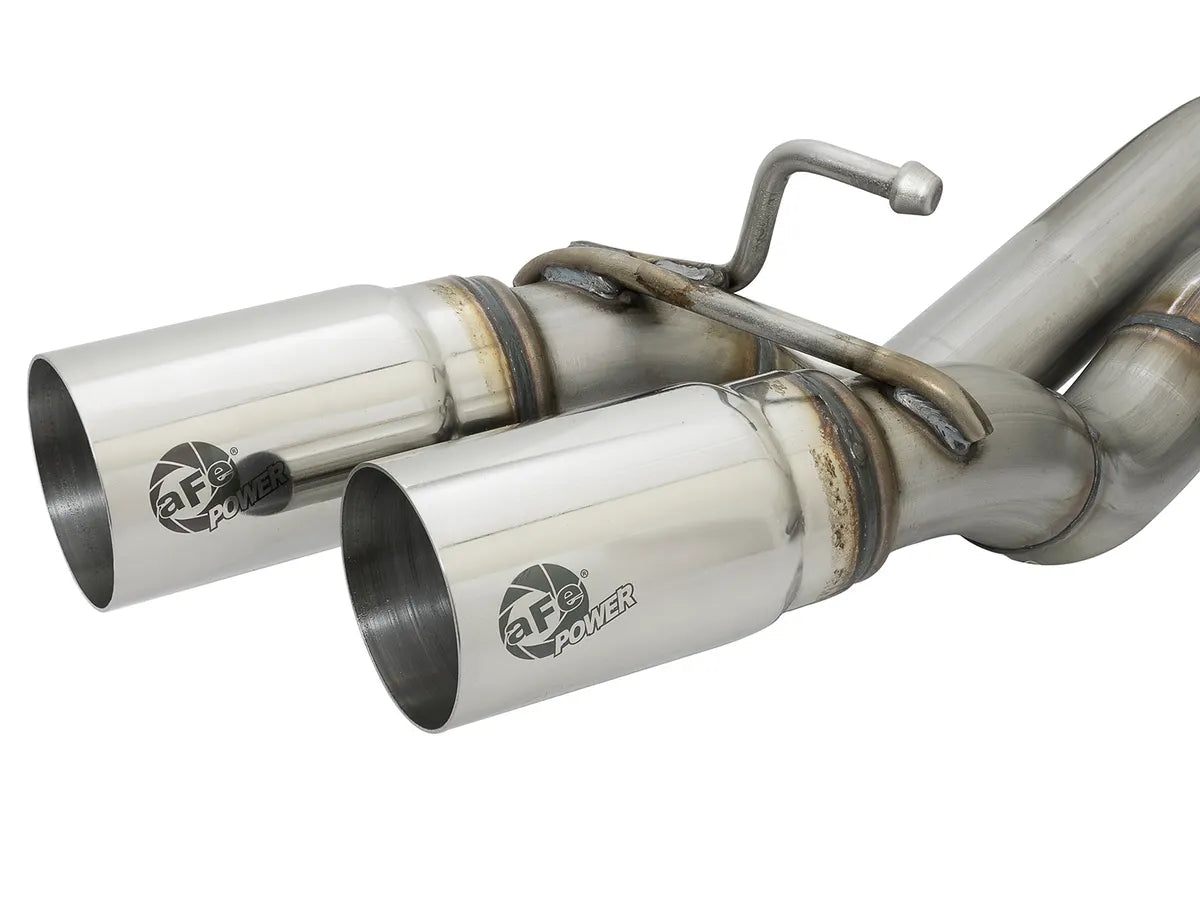 aFe - Rebel Series 3 IN to 2-1/2 IN Mid-Cab Exit Stainless Steel Cat Back Exhaust System - Toyota Tacoma 2016 -  2023