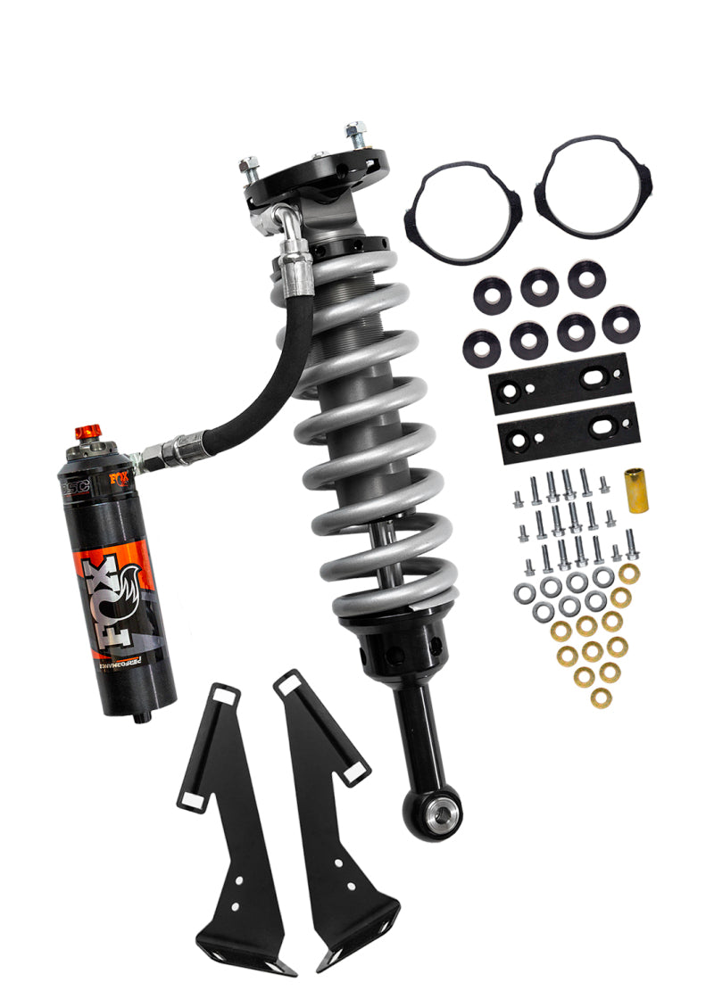 Fox -2.5 Performance Elite Adjustable Coilover w/ Reservoir Front Pair w/3" lift - Toyota Tacoma 2005-2023