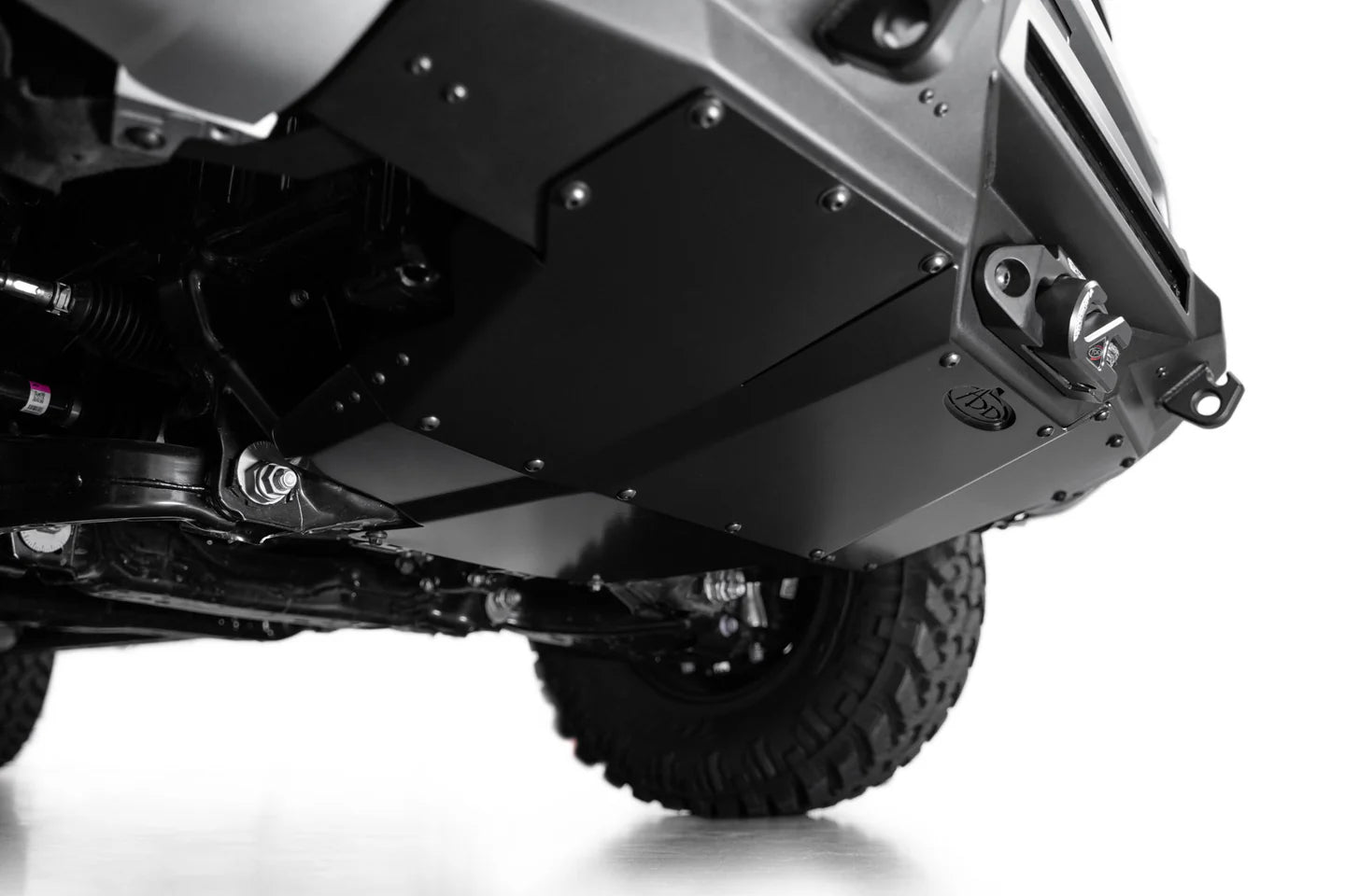 Addictive Desert Designs - Stealth Center Mount Winch Front Bumper with Top Hoop - Toyota Tacoma 2024 - Current
