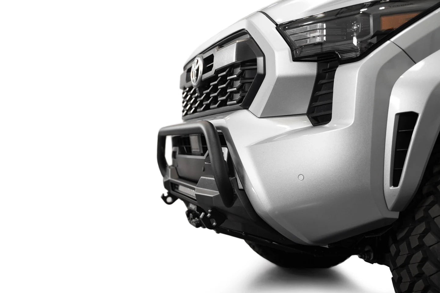 Addictive Desert Designs - Stealth Center Mount Winch Front Bumper with Top Hoop - Toyota Tacoma 2024 - Current