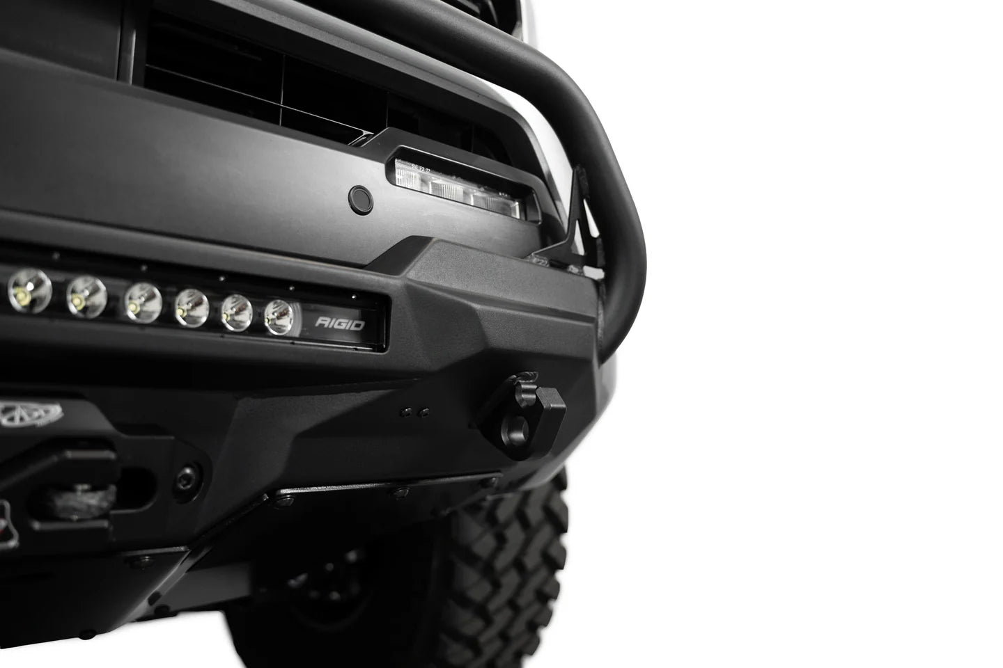 Addictive Desert Designs - Stealth Center Mount Winch Front Bumper with Top Hoop - Toyota Tacoma 2024 - Current