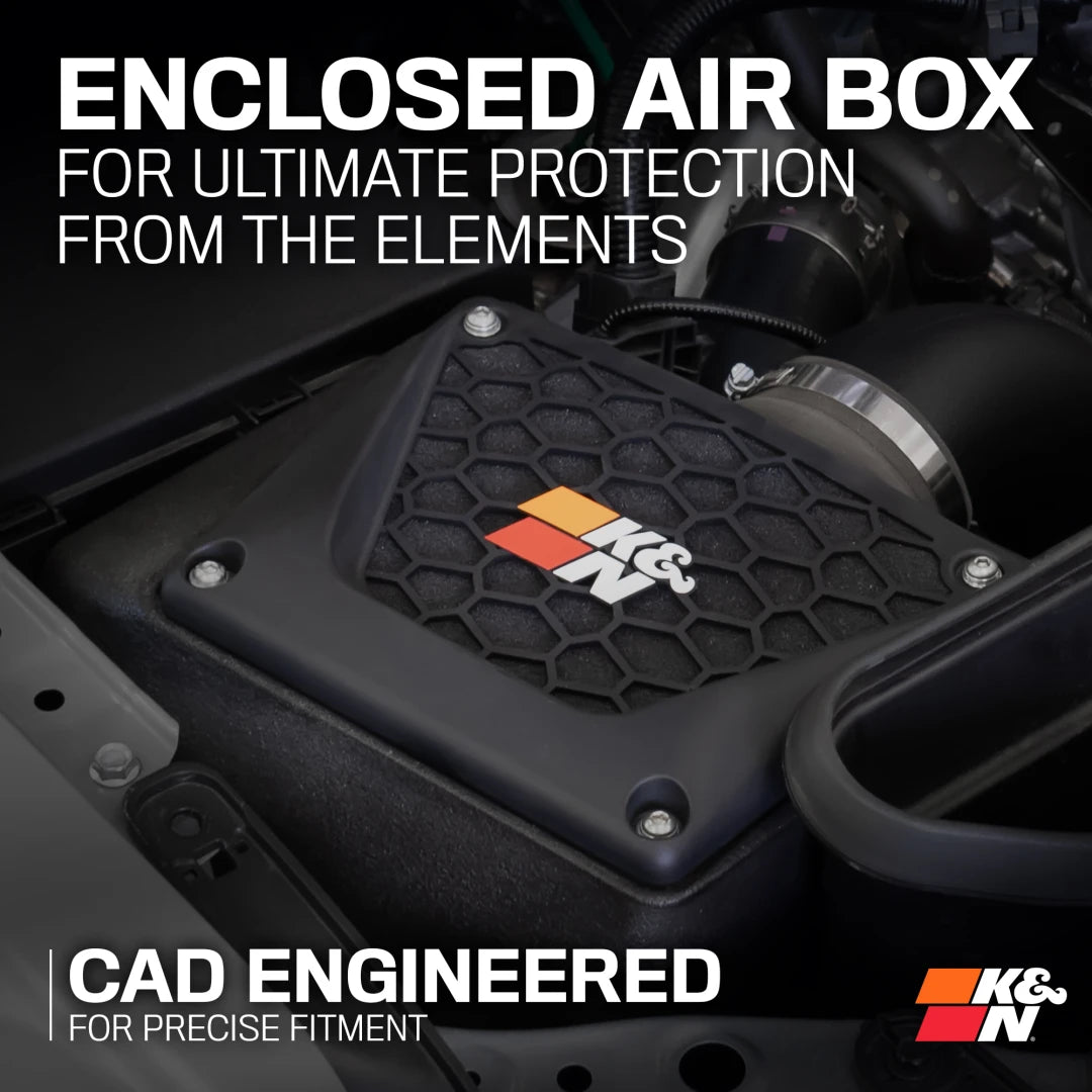 K&N Performance - High Flow Cold Air Intake - Toyota Tacoma 2024-Current