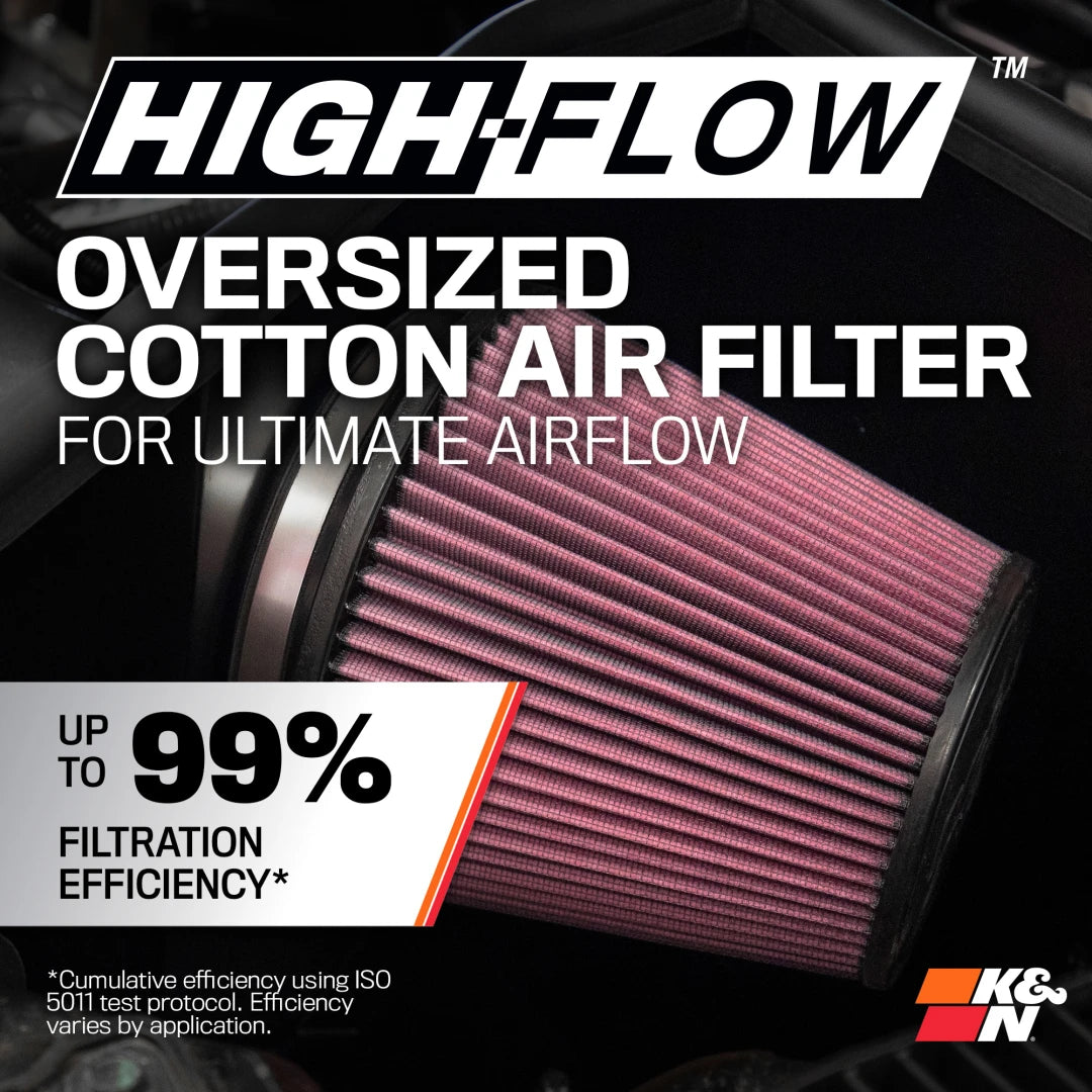K&N Performance - High Flow Cold Air Intake - Toyota Tacoma 2024-Current
