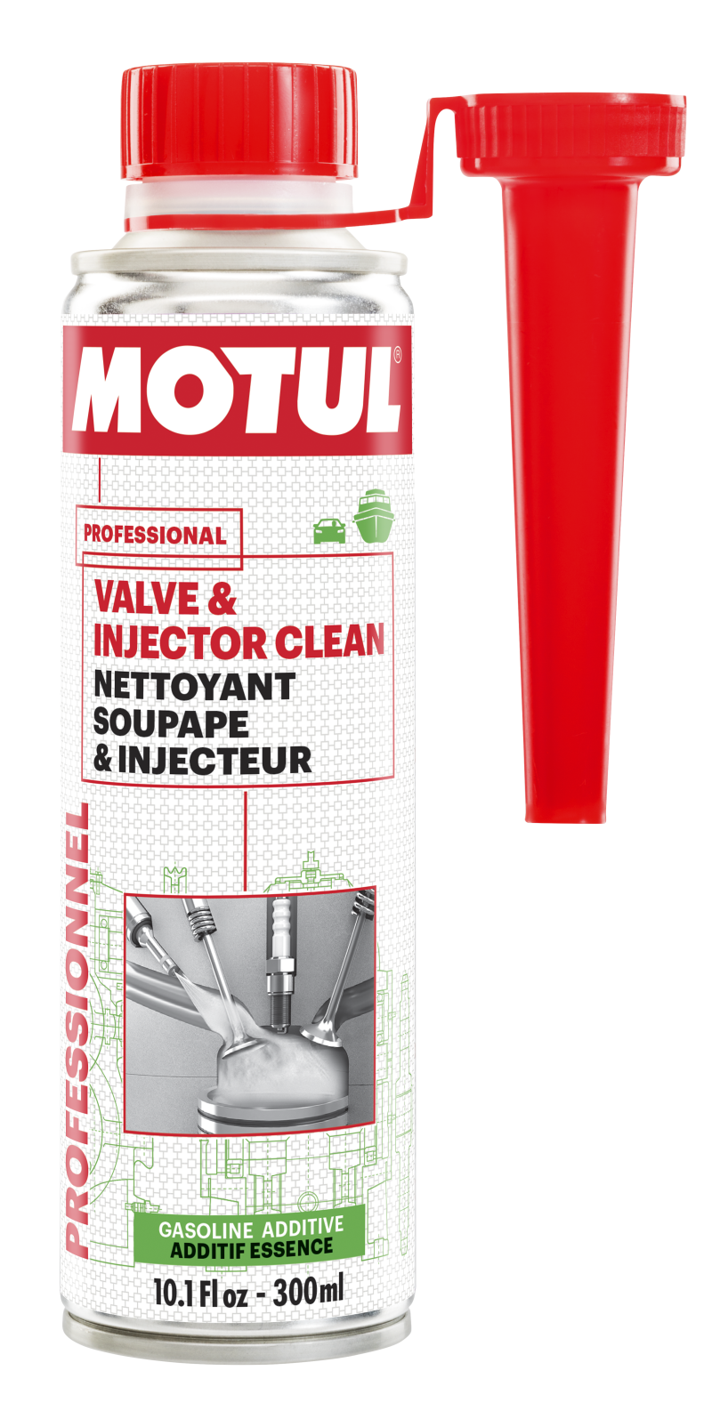 Motul 300ml Valve and Injector Clean Additive