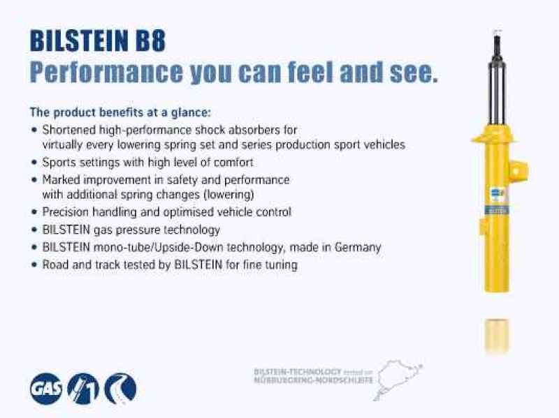 Bilstein B8 Performance Plus Mercedes-Benz C-Klasse W205 4WD (FR) Front Right Monotube Shock
