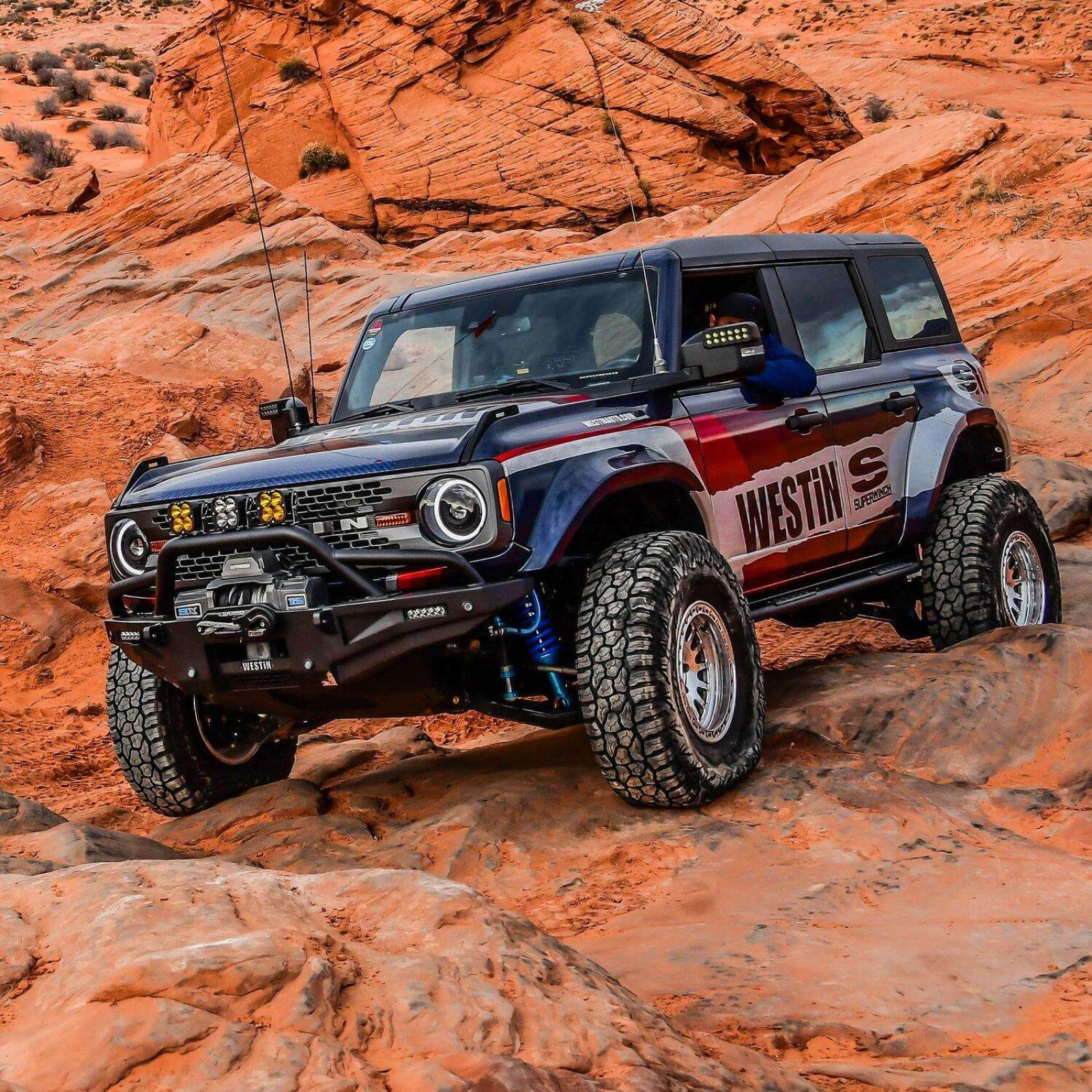 Superwinch - SX12SR Winch Graphite 12V 12000 lbs with Synthetic Rope