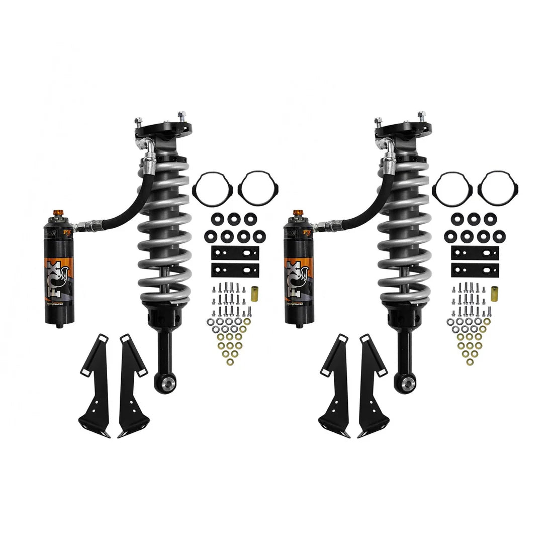 Fox -2.5 Performance Elite Adjustable Coilover w/ Reservoir Front Pair w/3" lift - Toyota Tacoma 2005-2023