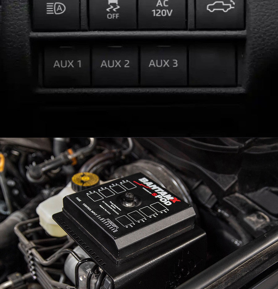 SPOD - BantamX Upfitter Power Management Vehicle Kit - Toyota Tacoma 2024-Current
