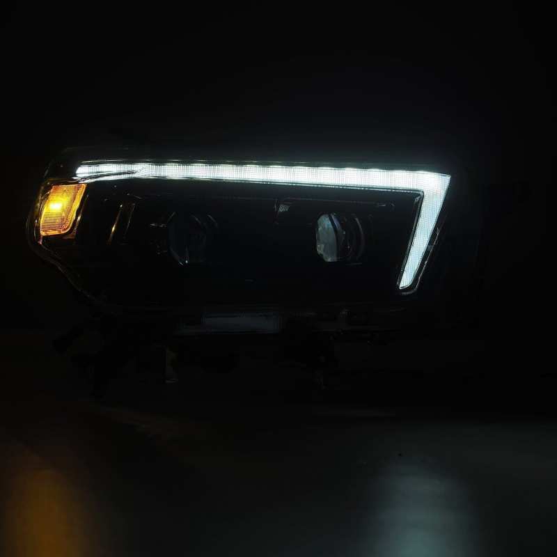 AlphaRex - PRO Series Halogen Projector Headlights Alpha Black - Toyota 4Runner 2010-2013