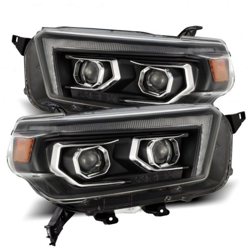 AlphaRex - LUXX Series Projector Headlights Black - Toyota 4Runner 2010-2013