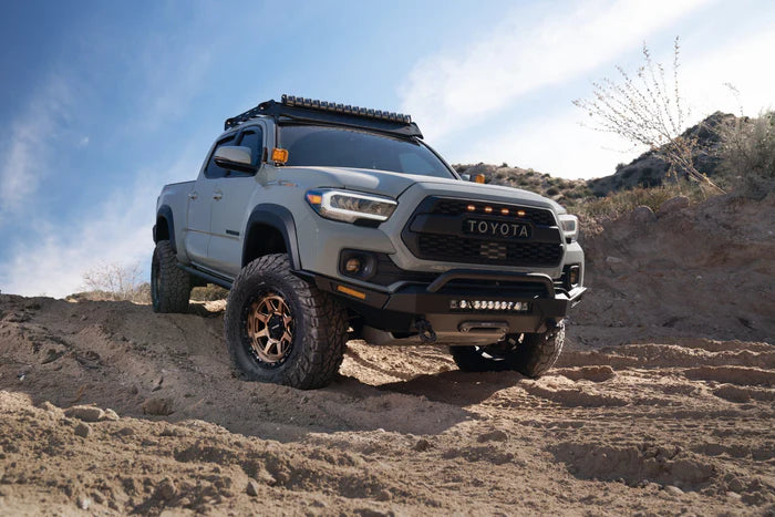 Body Armor 4x4 - HILINE FRONT WINCH BUMPER - Toyota Tacoma 2016-2023