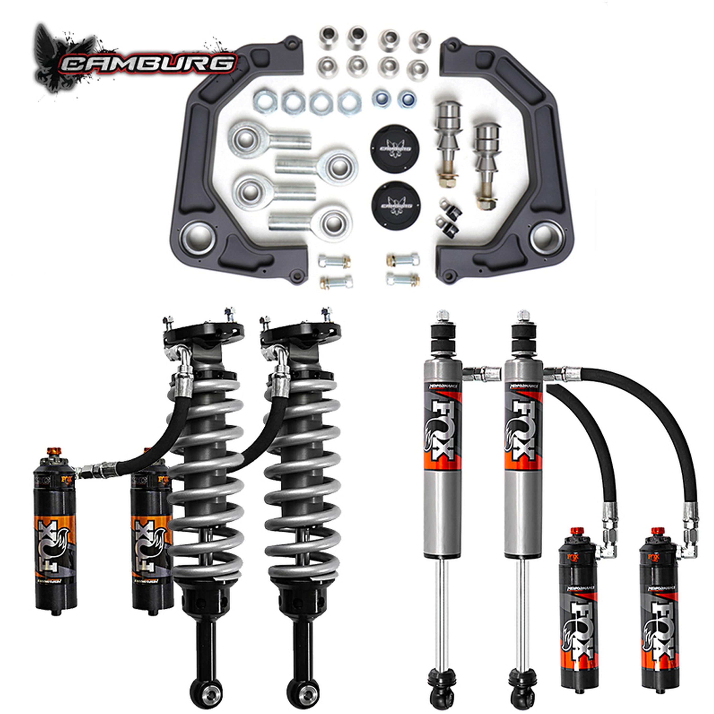 FOX - 2.5 Elite DSC Camburg KINETIK Series Suspension Lift Kit - Toyota Tacoma 2005-2023