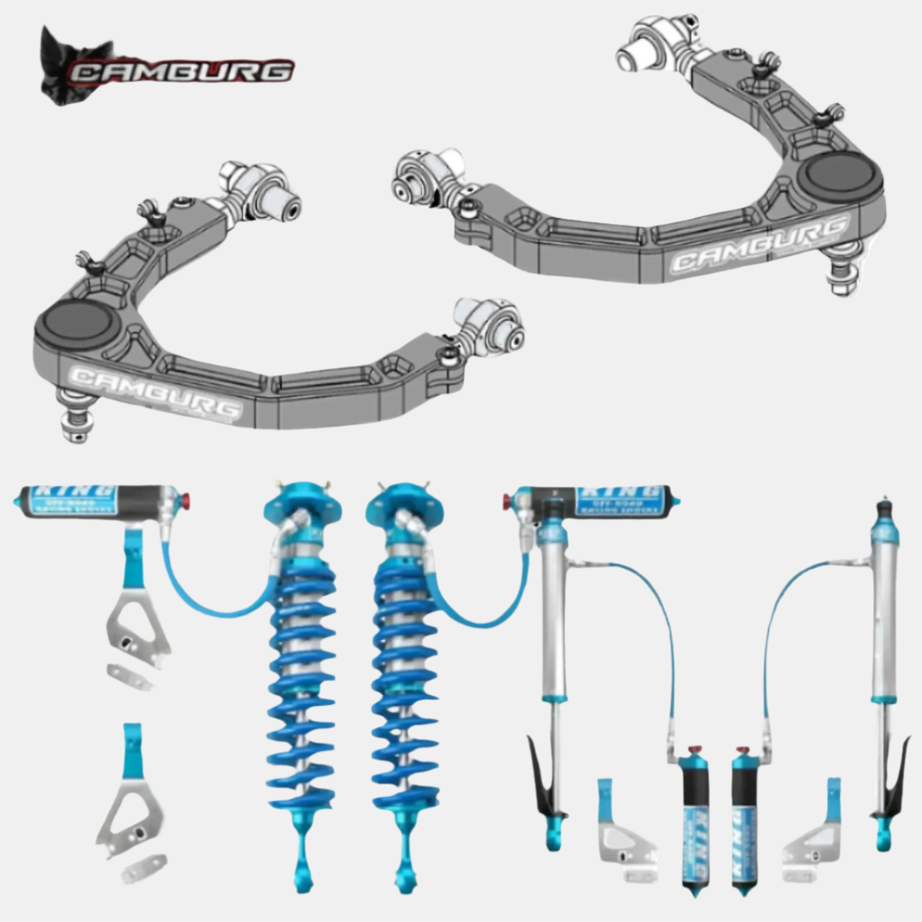 Kings - 2.5 Camburg Kinetik Series Lift Kit - Toyota Sequoia 2023 - Current