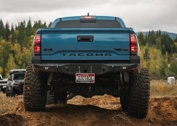 Backwoods - Hi-Lite High Clearance Rear Bumper - Toyota Tacoma 3rd Gen 2016-2023