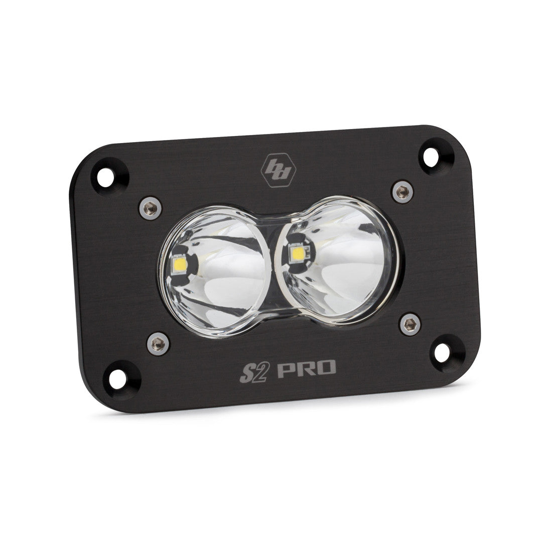 Baja Designs - S2 Pro Black Flush Mount LED Auxiliary Light Pod - Universal