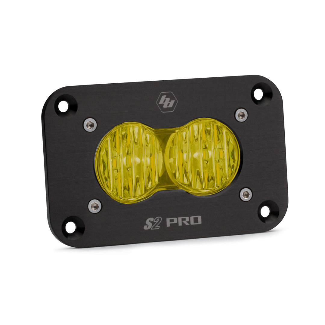 Baja Designs - S2 Pro Black Flush Mount LED Auxiliary Light Pod - Universal