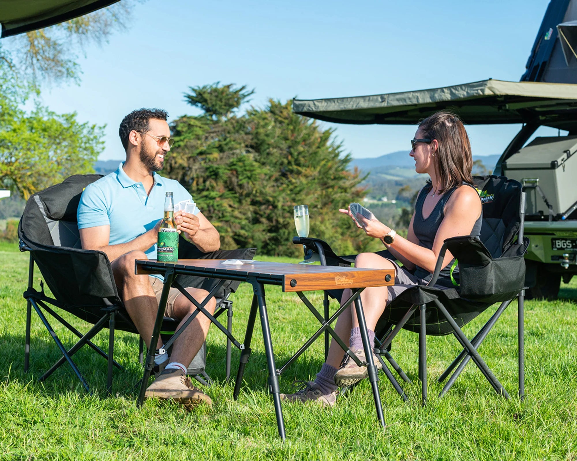 Iron Man - King Quad Camp Chair with Lumbar Support
