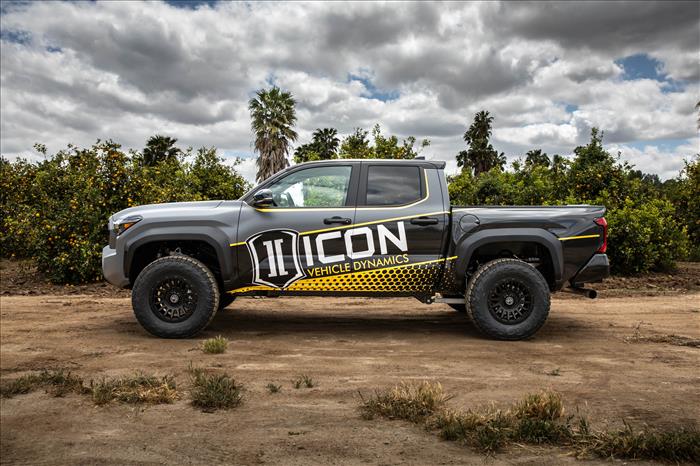 Icon - Stage 2 Suspension System, Billet UCA w/ Triple Rate Rear Springs 1.25-3" Lift - Toyota Tacoma 2024-Current