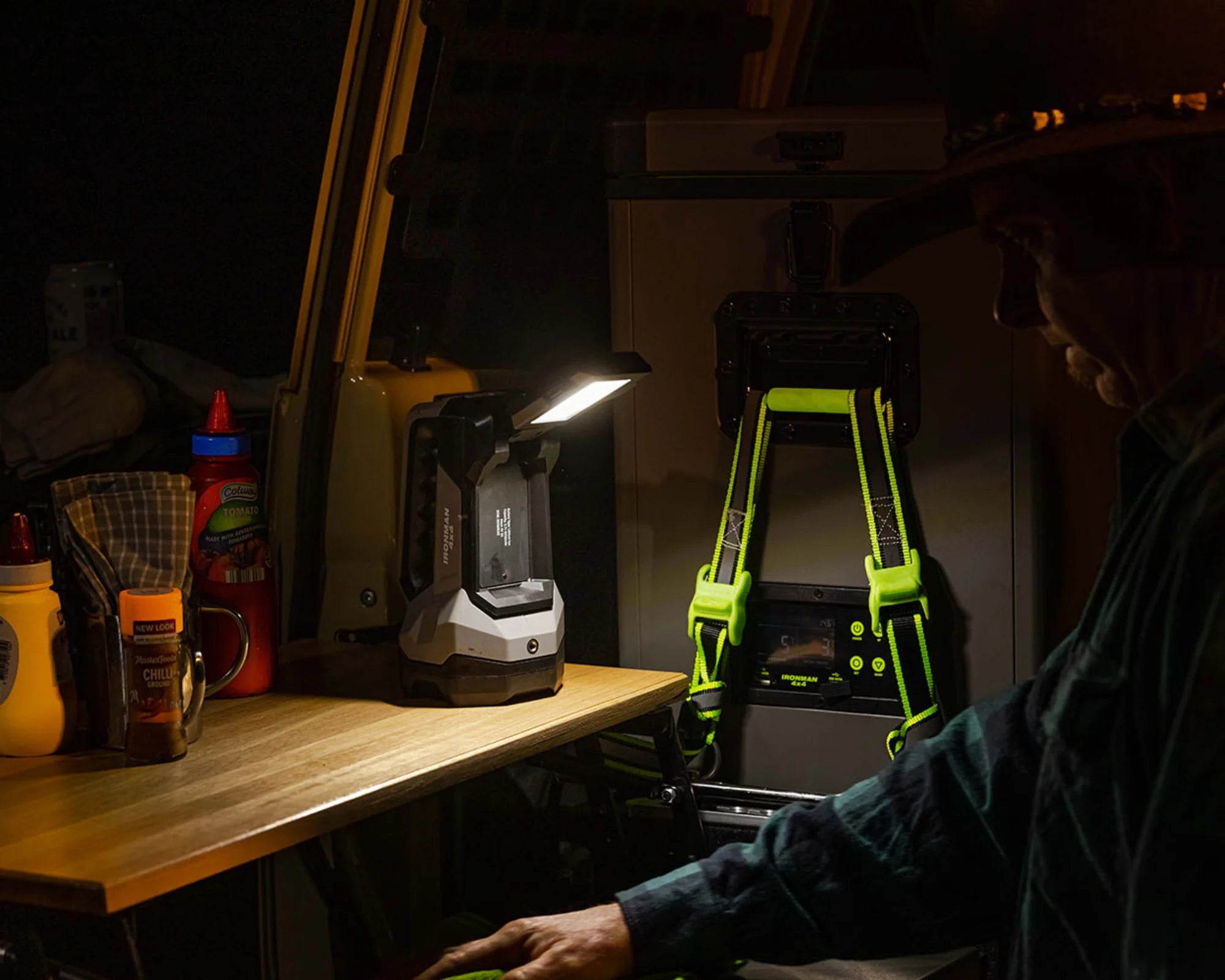 Iron Man - Rechargeable LED Dual Spot and Area Light
