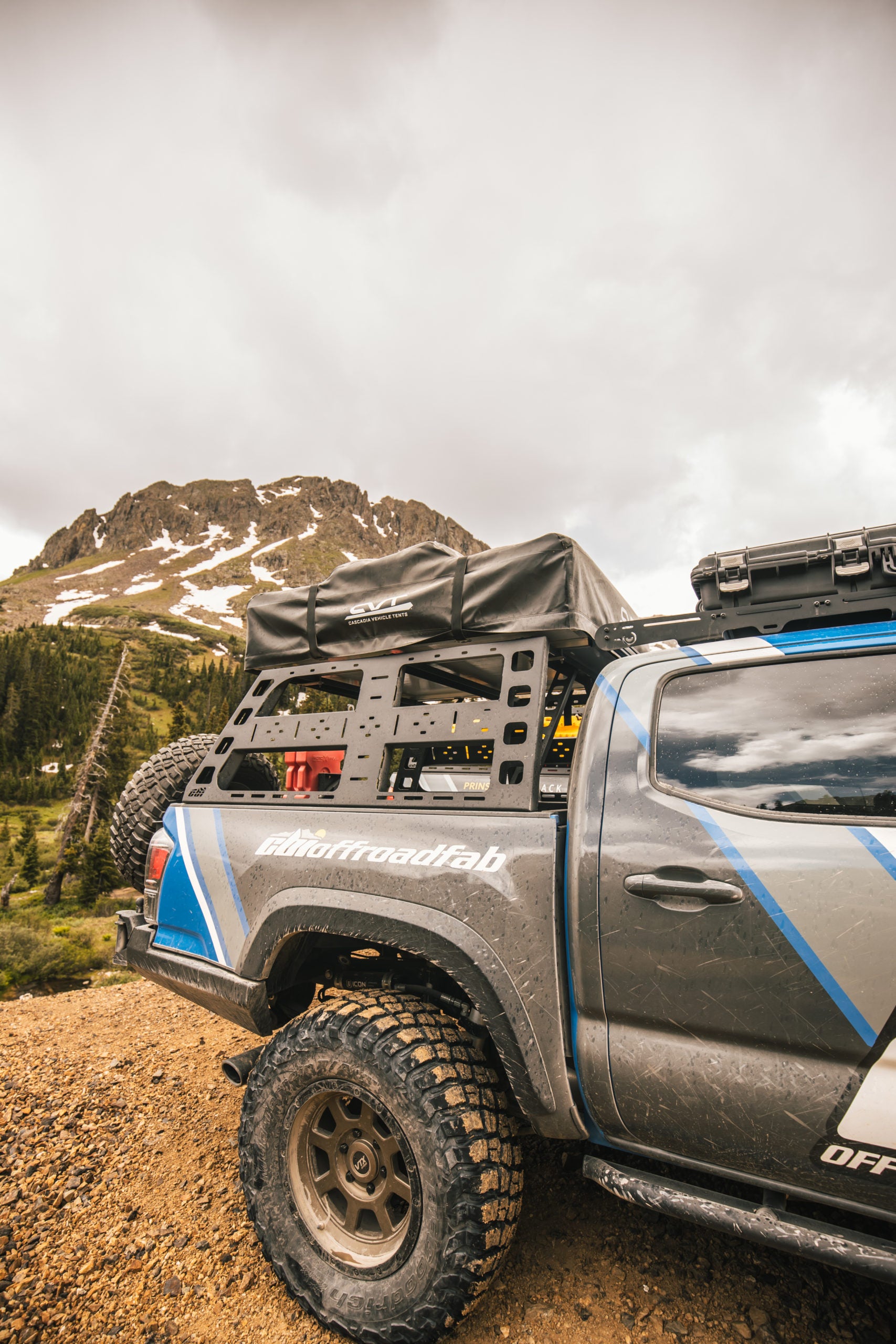 CBI - Roof Rack Height Bed Rack - Toyota Tacoma 2005-2023