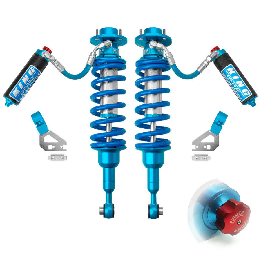 King - Front Shocks 2.5 Dia. Remote Reservoir Coil-Over, W/Adjuster - Toyota Tacoma 2024-Current