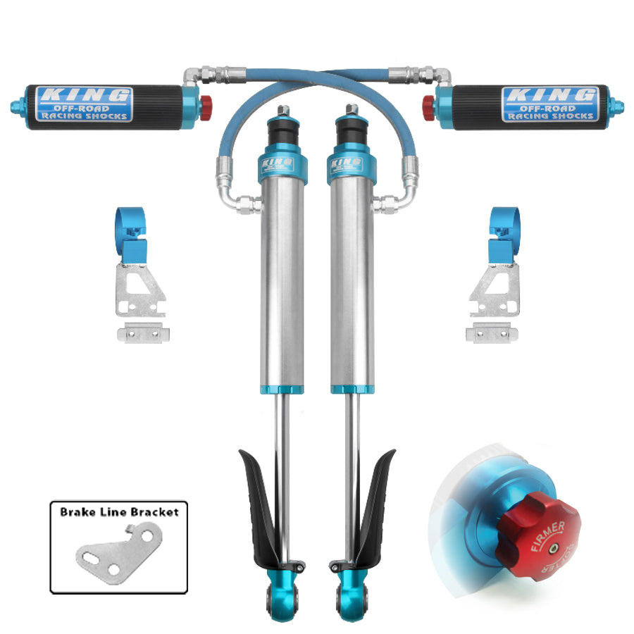 King - Rear Shocks 2.5 Dia. Remote Reservoir, W/Adjuster - Toyota Tacoma 2024 - Current