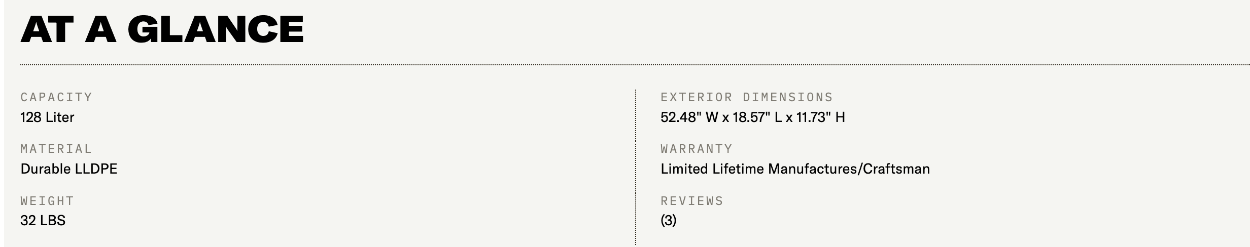 ROAM - 128L Rolling Rugged Case