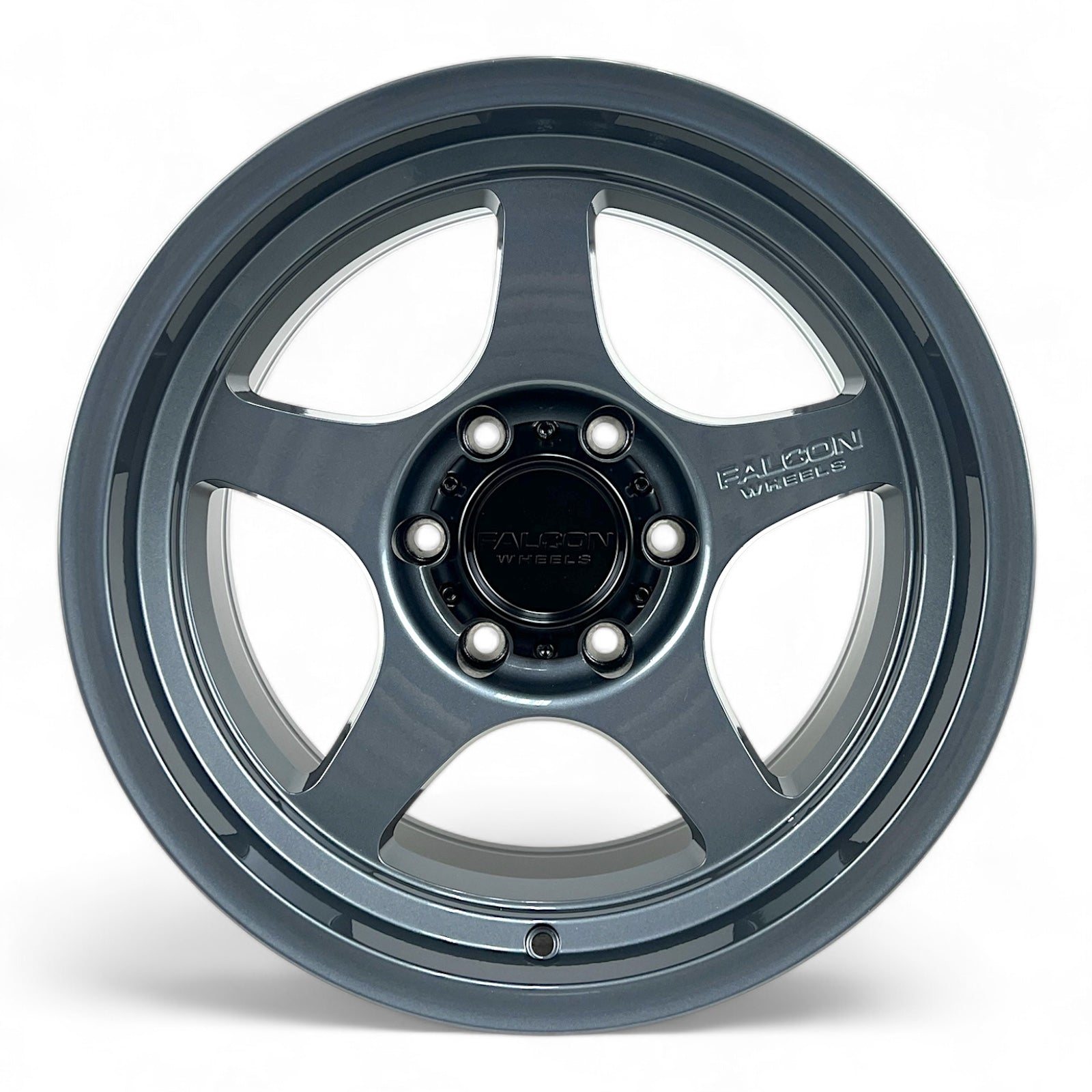 T2 - Glossy Gunmetal 17x9 - Premium Wheels from Falcon Off-Road Wheels - Just $270! Shop now at Falcon Off-Road Wheels 