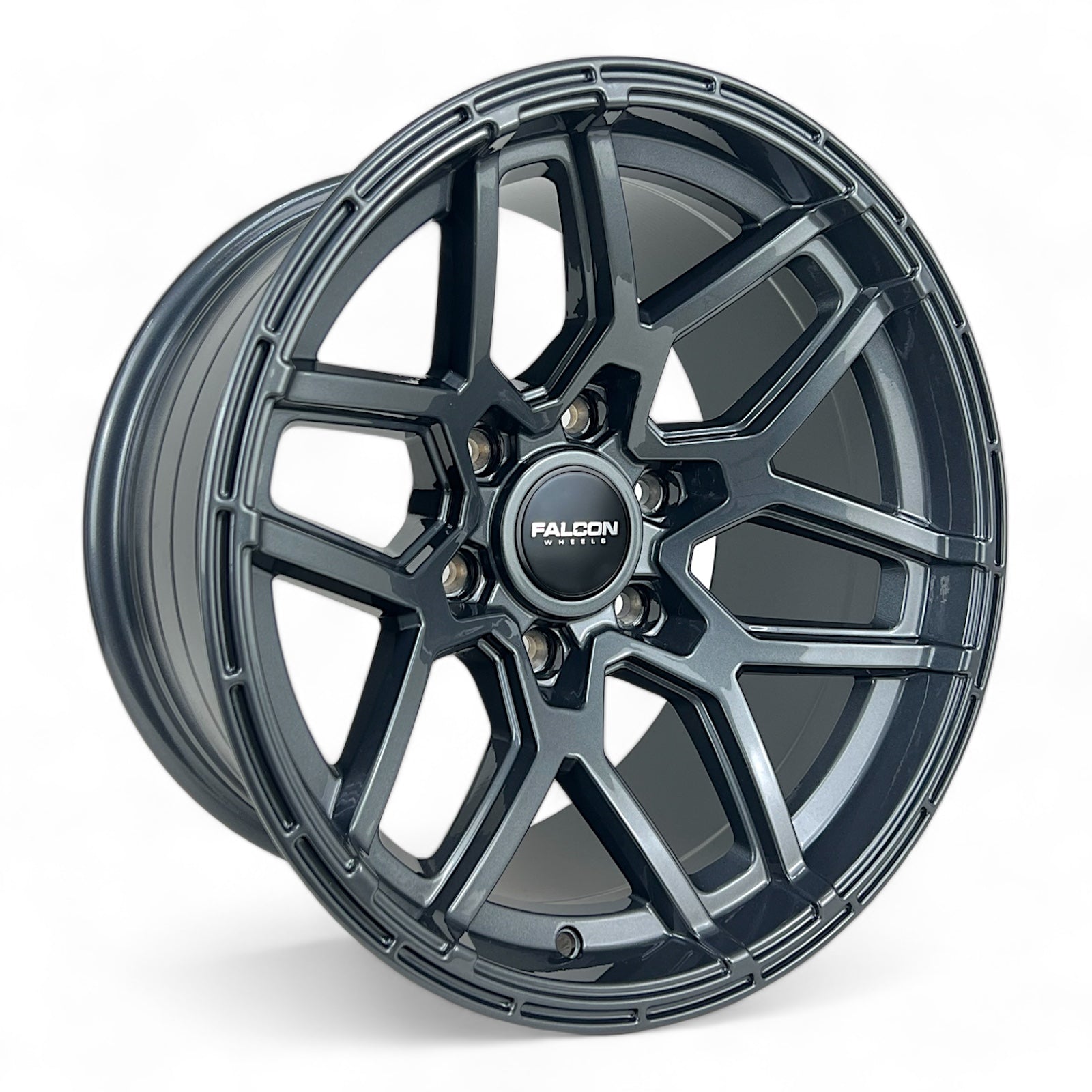 T9 Atlas -Gloss Gunmetal - Premium Wheels from Falcon Off-Road Wheels - Just $295! Shop now at Falcon Off-Road Wheels 