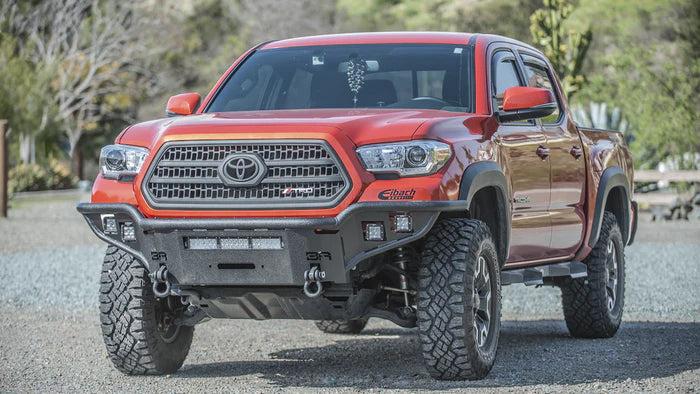 Body Armor 4x4 - DESERT SERIES FRONT WINCH BUMPER -  Tacoma 2016-2023