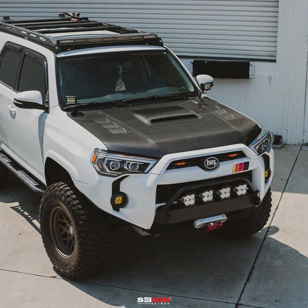 Seibon - TS Style Carbon Fiber Hood - Toyota 4Runner 2010-2024