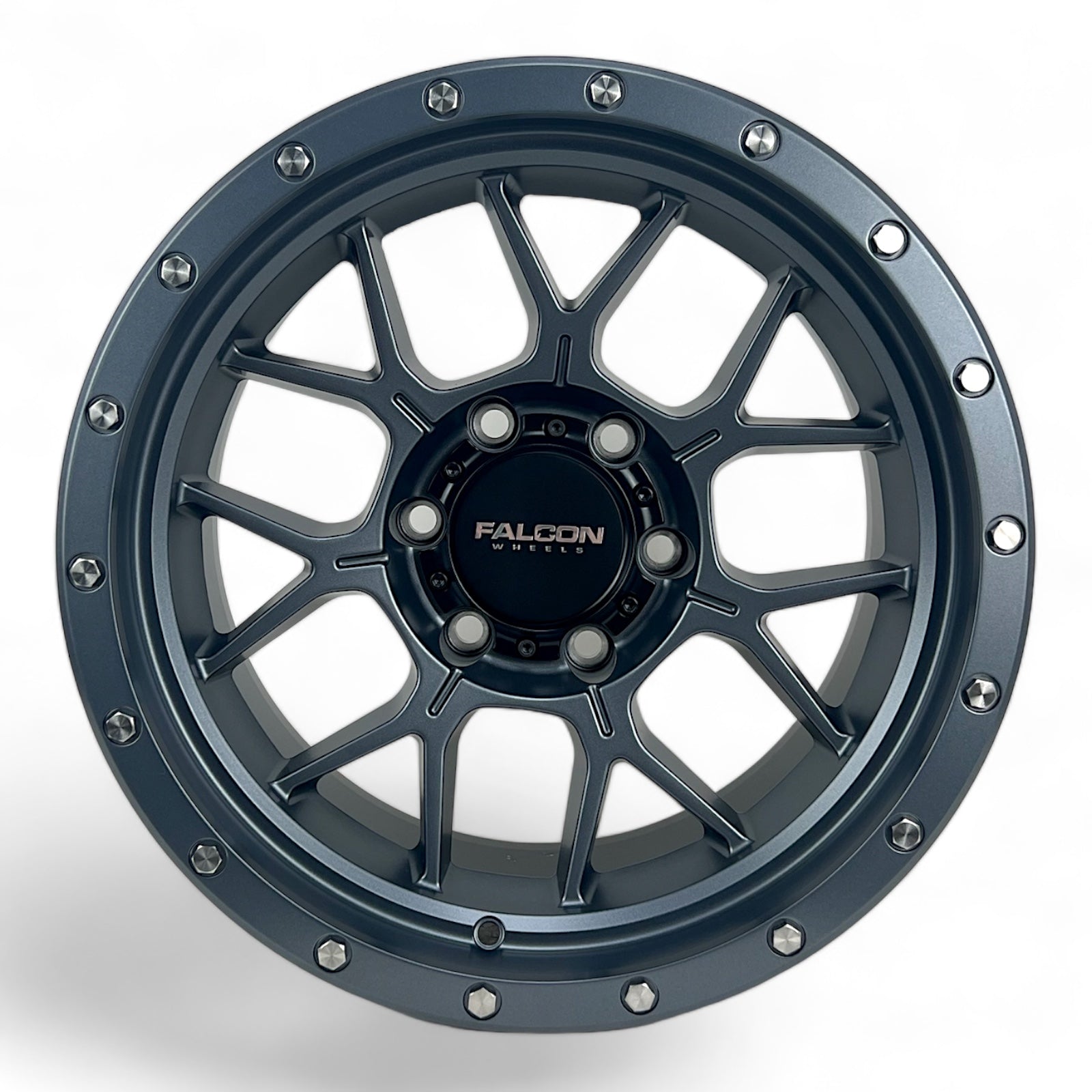 TX - Titan Matte Gunmetal - Premium Wheels from Falcon Off-Road Wheels - Just $310! Shop now at Falcon Off-Road Wheels 