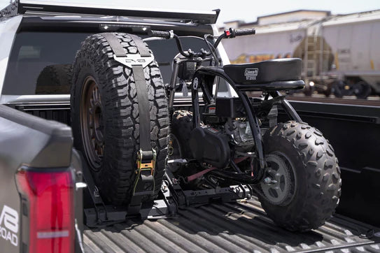 DV8 Off Road - Truck Bed Universal Tire Carrier & Accessory Mount
