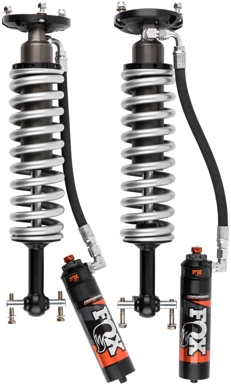 Fox -2.5 Performance Elite Adjustable Coilover w/ Reservoir Front Pair w/3" lift - Toyota Tacoma 2005-2023